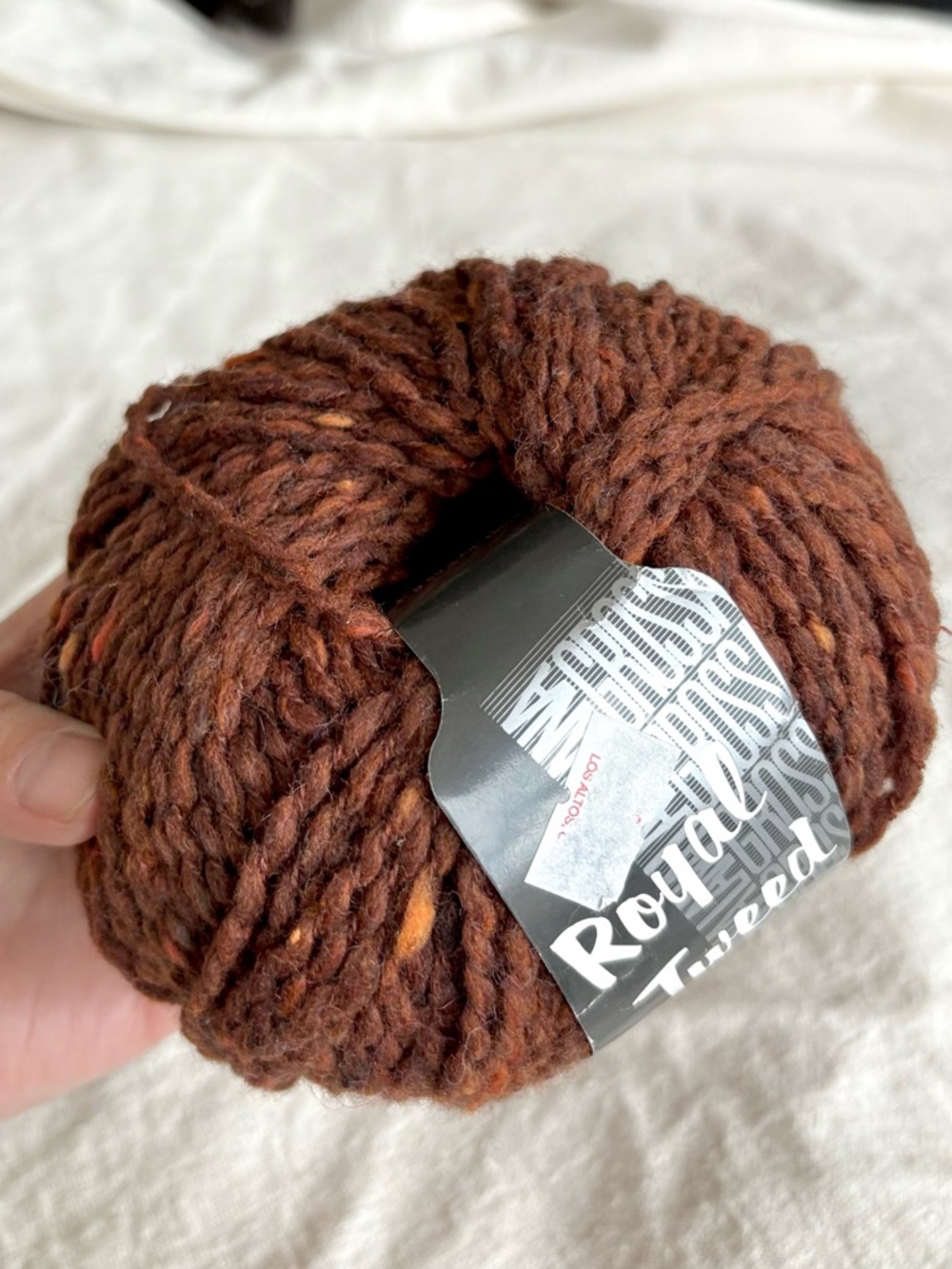 lana grossa royal tweed 100% extra fine merino worsted tweed 50g discontinued